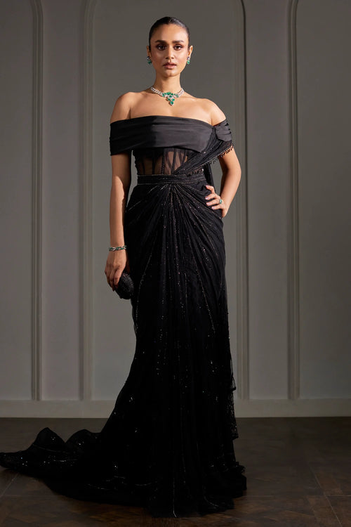 Twilight Draped Saree