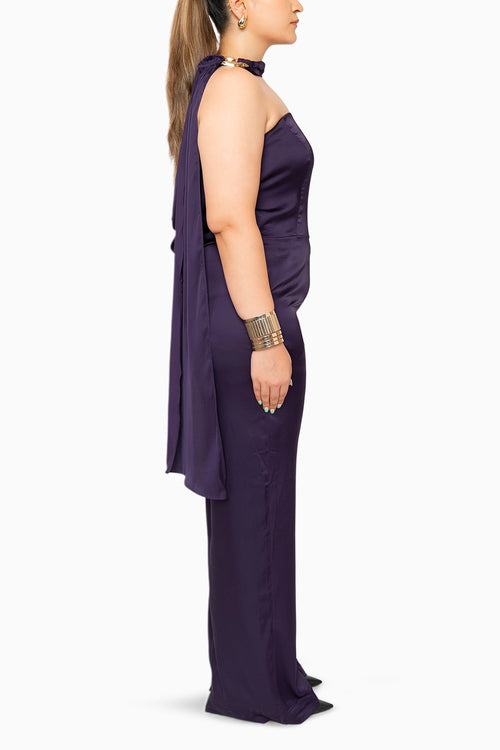 Pasque Purple Jumpsuit
