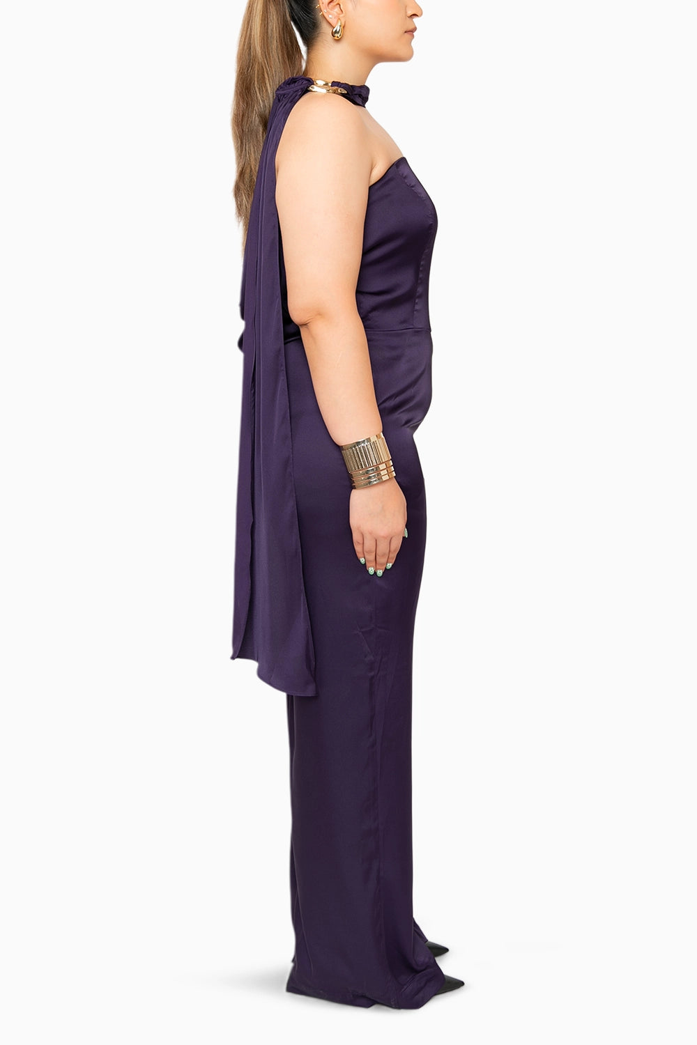 Pasque Purple Jumpsuit