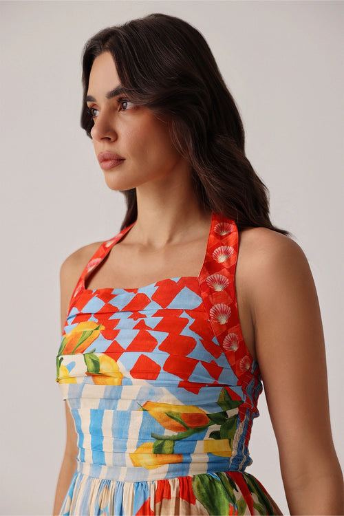 Summer Zest Isles Hazel Midi Dress