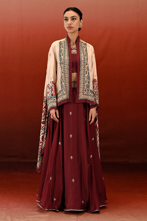 Paisley Sarang Lehenga Set