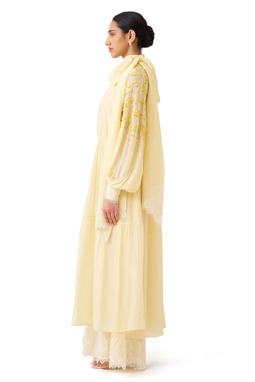 Aurel Pastel Yellow Dress