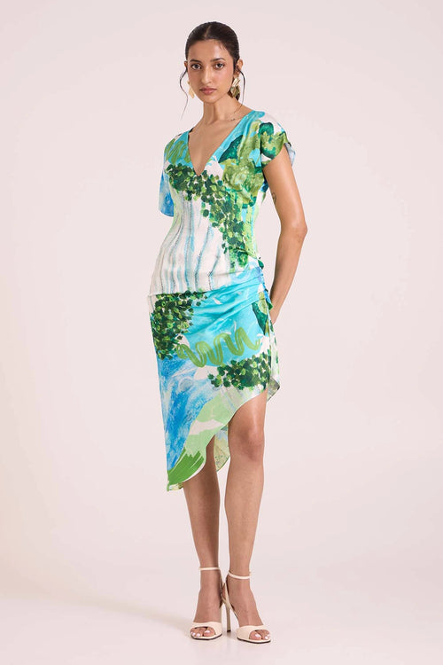 Nere Asymmetrical Dress