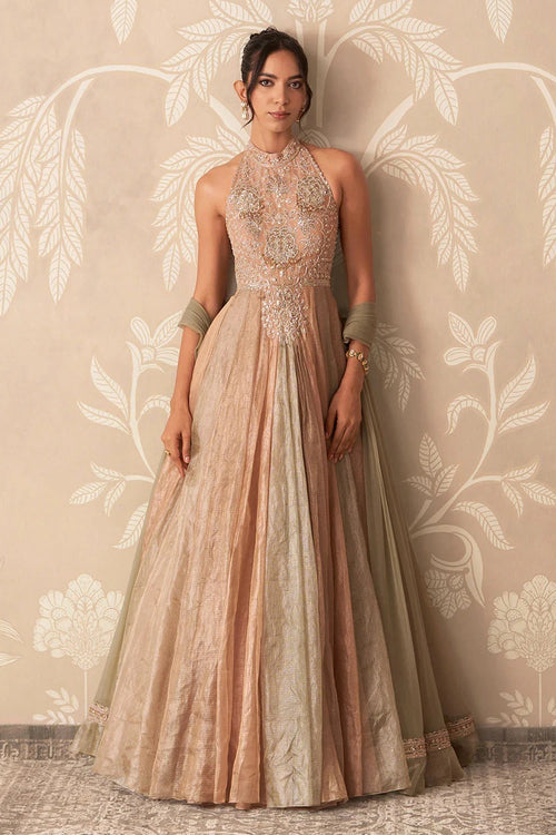 Leher Anarkali Set