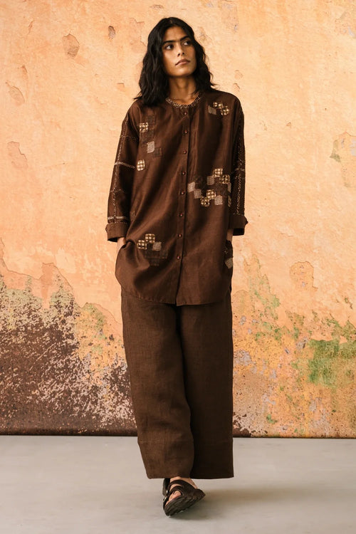 Cognac Mirage Co-ord Set