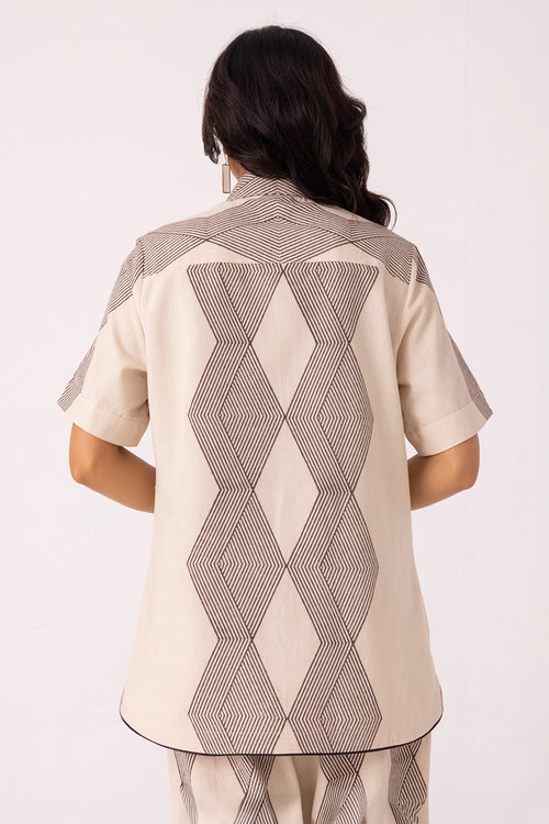 Tess Hand Printed Shirt