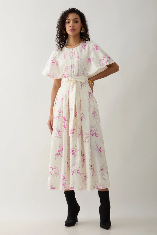Nerul Off White Dress
