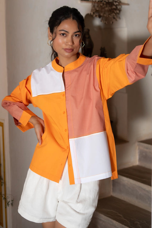 Orange Olivia Shirt