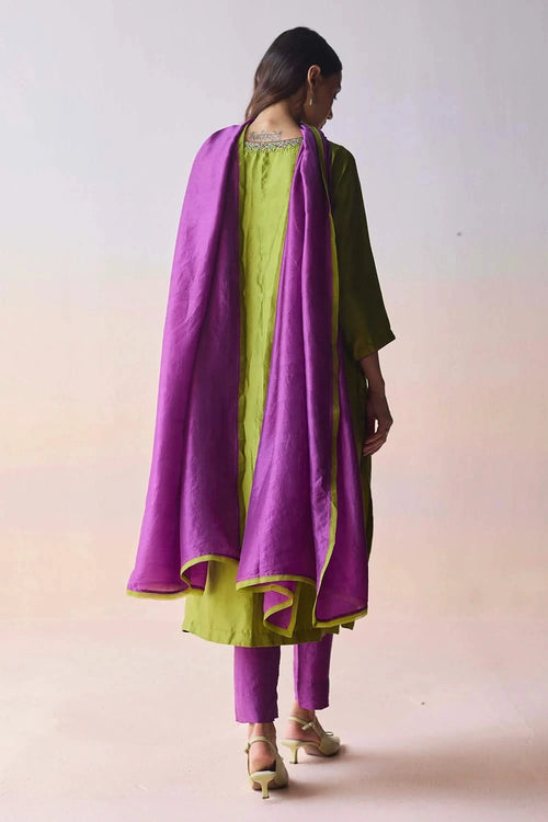 Lightfall Purple Dupatta