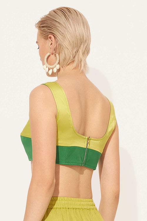 Lime Green Lumen Bralette