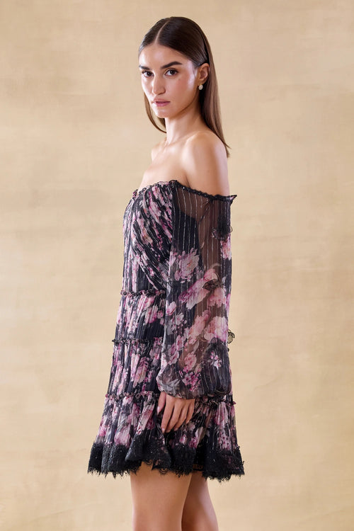 Onyx Drift Short Dress