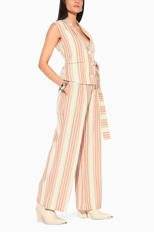 Multi Eira Waist Coat Set