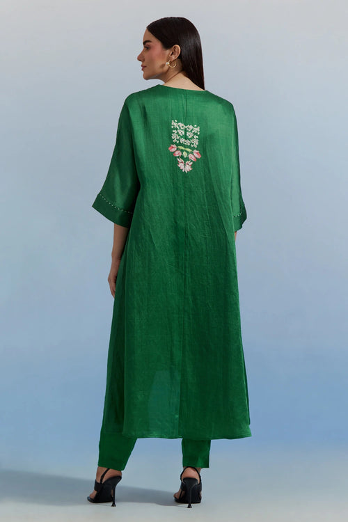 Green Amore Kurta Set