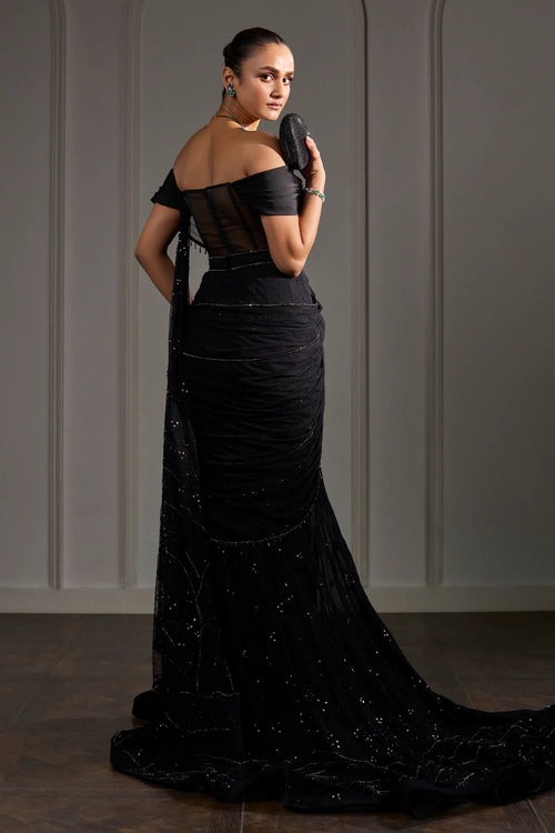 Twilight Draped Saree