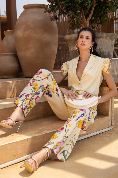 Floral 2 piece Pant Set