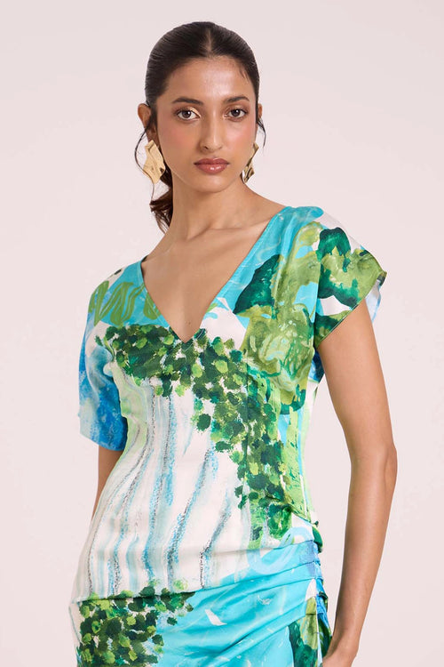 Nere Asymmetrical Dress