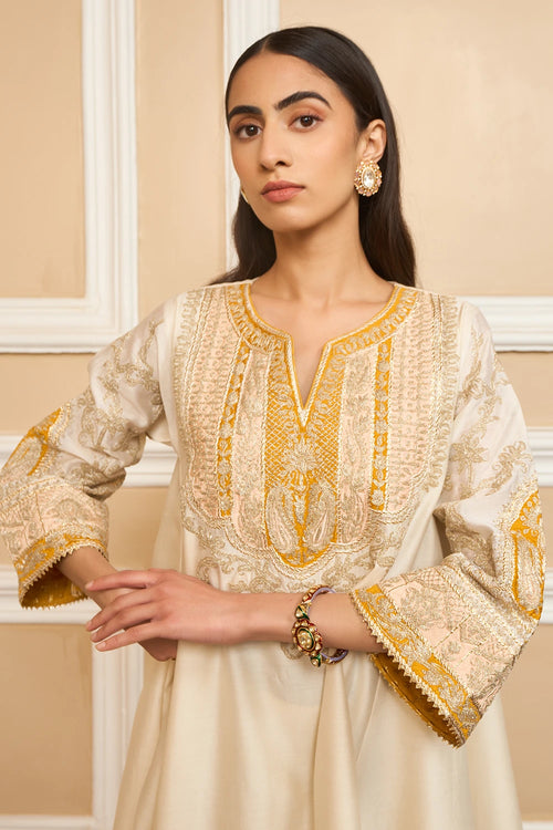 Mohsina Daisy Ivory Chauga with Salwar