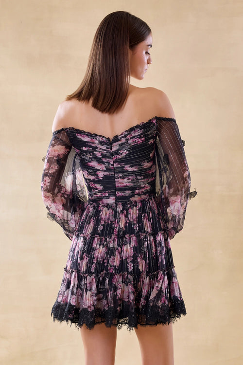 Onyx Drift Short Dress