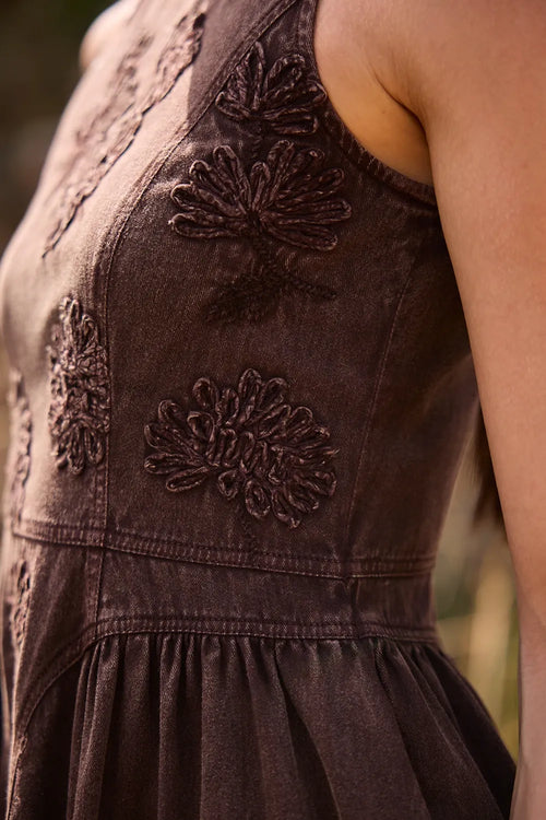 Ivana Brown Dress