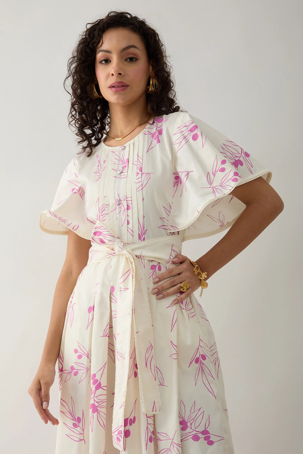 Nerul Off White Dress