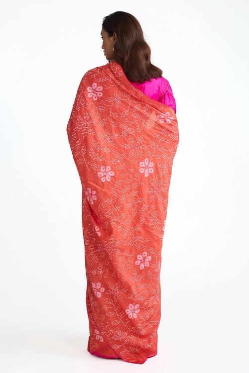 Rust Nyshaa Saree