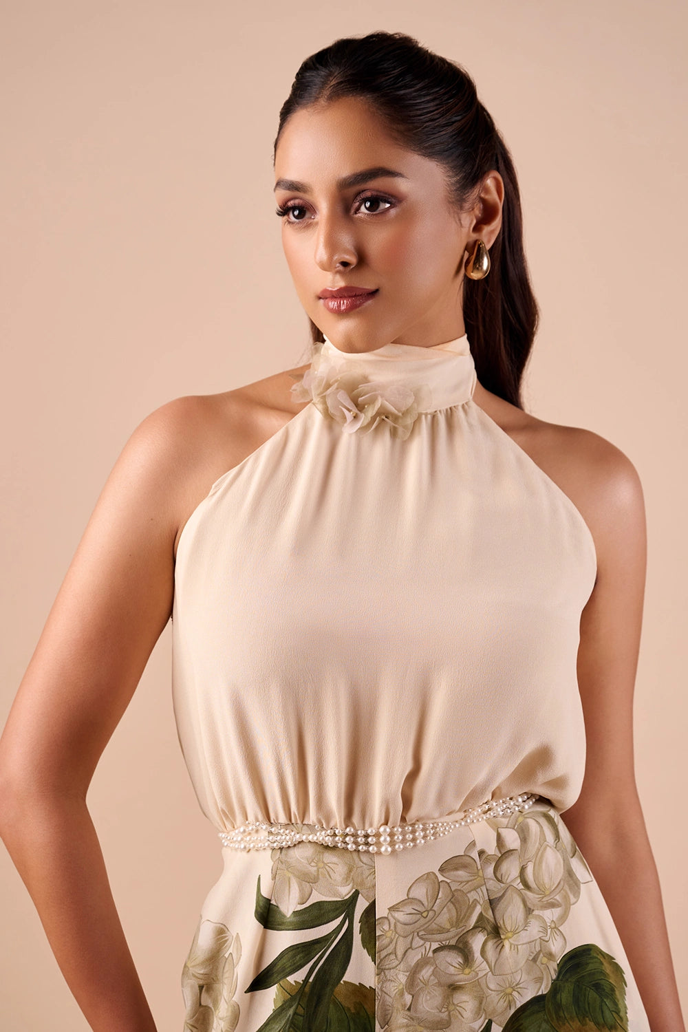 Light Hue Crepe Jumpsuit