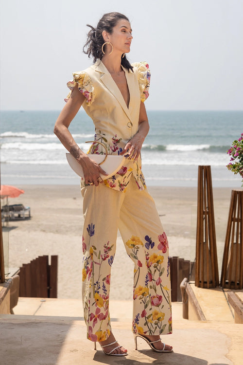 Floral 2 piece Pant Set