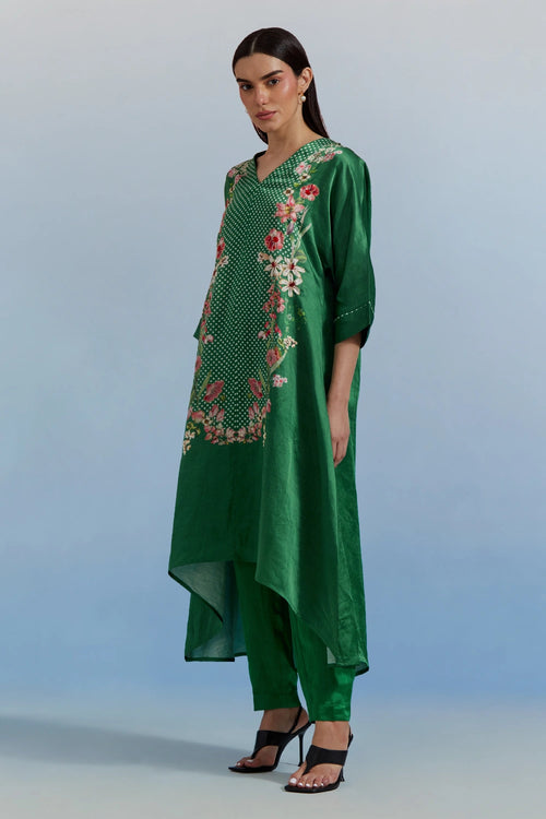 Green Amore Kurta Set
