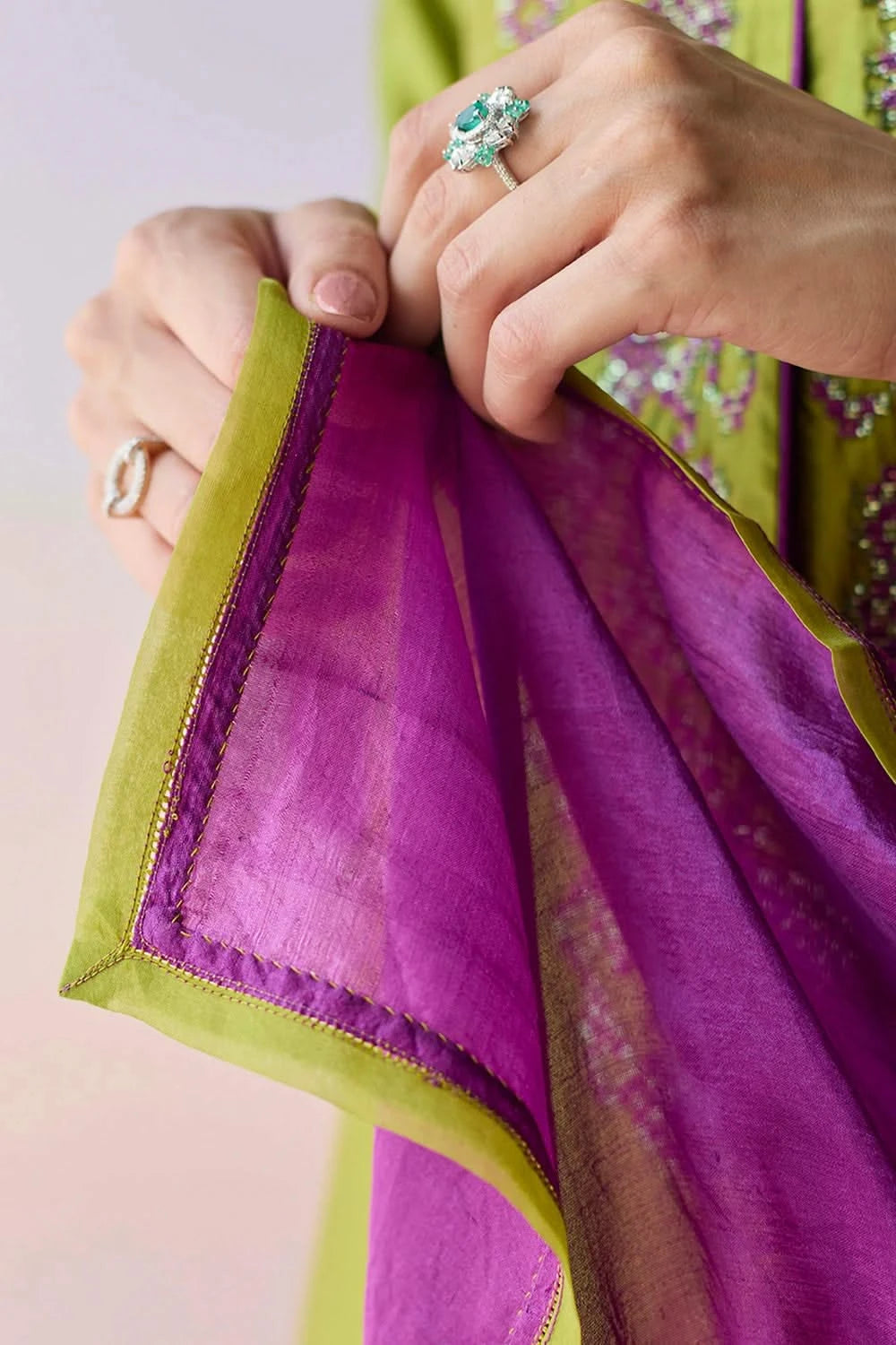 Lightfall Purple Dupatta