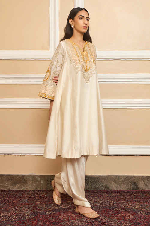 Mohsina Daisy Ivory Chauga with Salwar