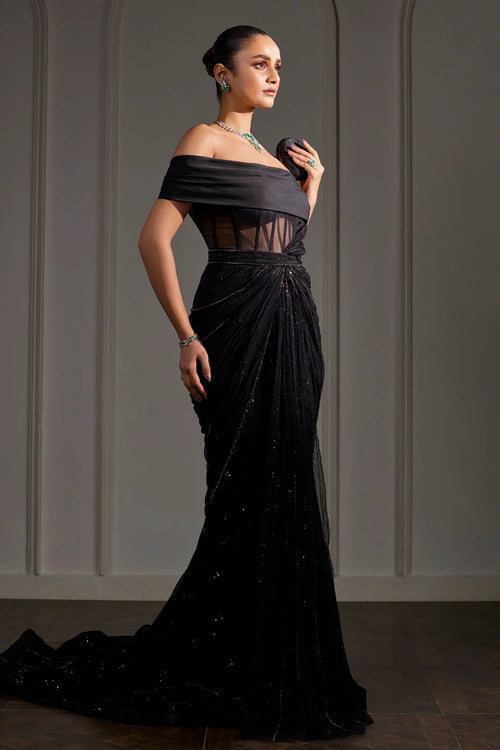 Twilight Draped Saree