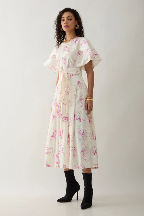 Nerul Off White Dress