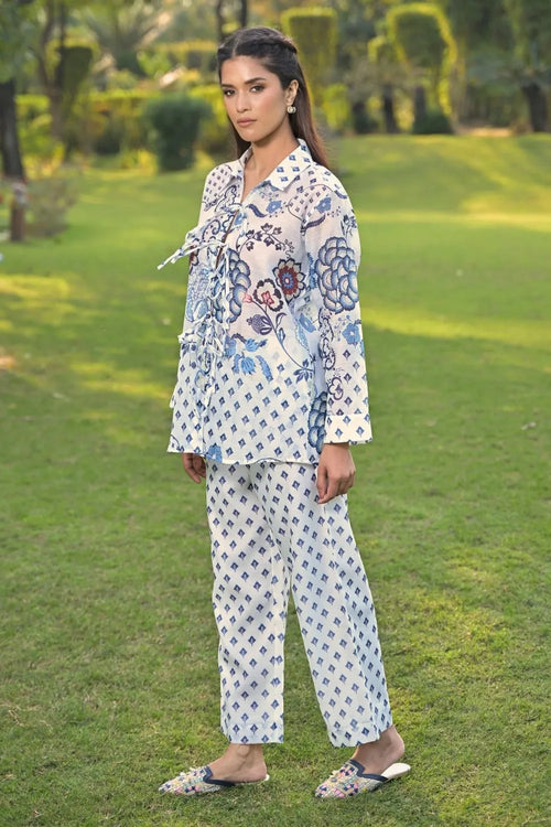 White Cotton Co-ord