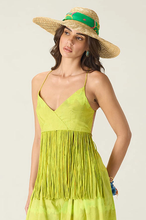 Lime Green Raven Blouse