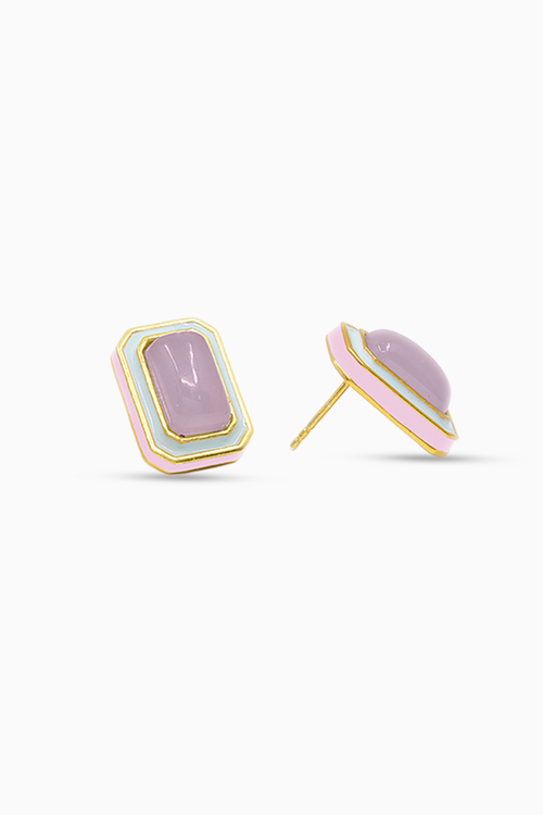 Cloudy Pink Vitamin Sea Studs