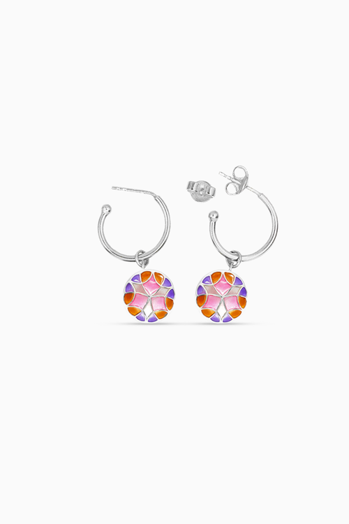 Pink C Earrings