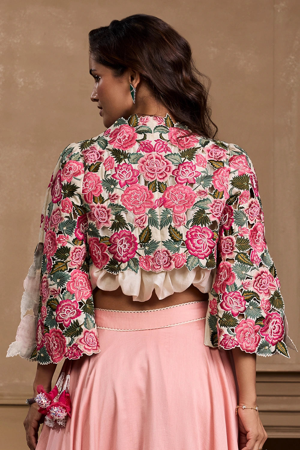 Ivory Rose Bolero Jacket