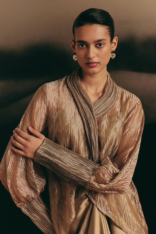 Gold Dynasty Top And Ora Skirt
