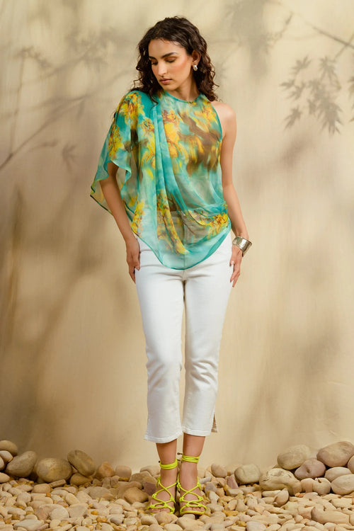 Summer Address Green Top