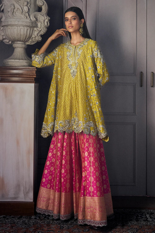 Nebula Tunic with Banaras Sharara