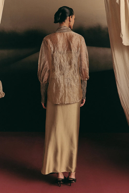 Gold Dynasty Top And Ora Skirt