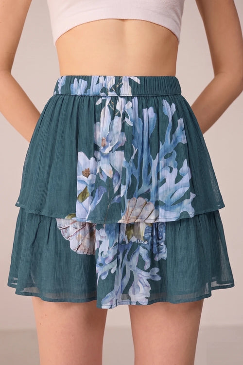 Green Camille Skirt