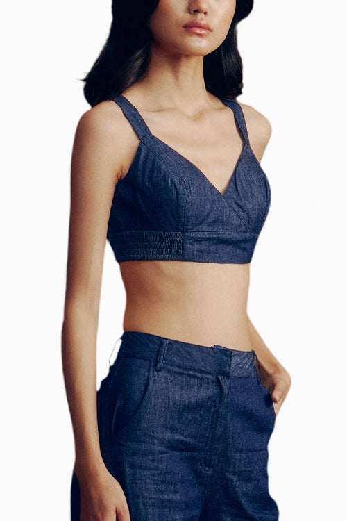 Blue Denim Bralette