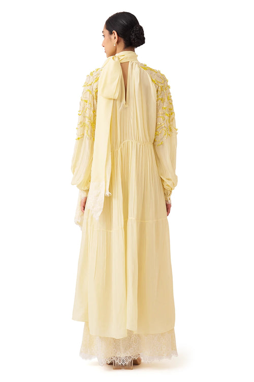 Aurel Pastel Yellow Dress