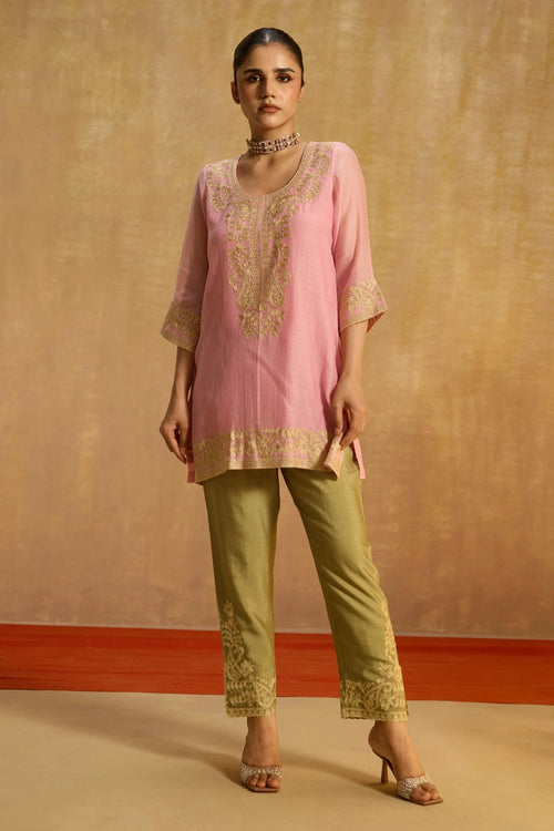 Mehtab Pink Co-ord Set