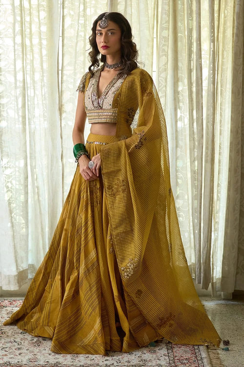 Inder Skirt with Avni Blouse and Nimi Dupatta