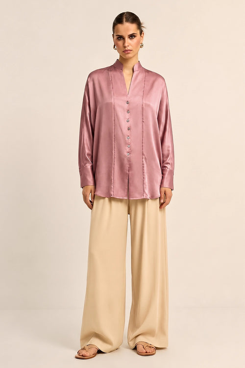 Brick Red Kaftan Blouse