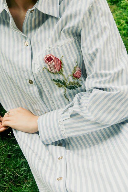 Whims Of You Shirt Dress