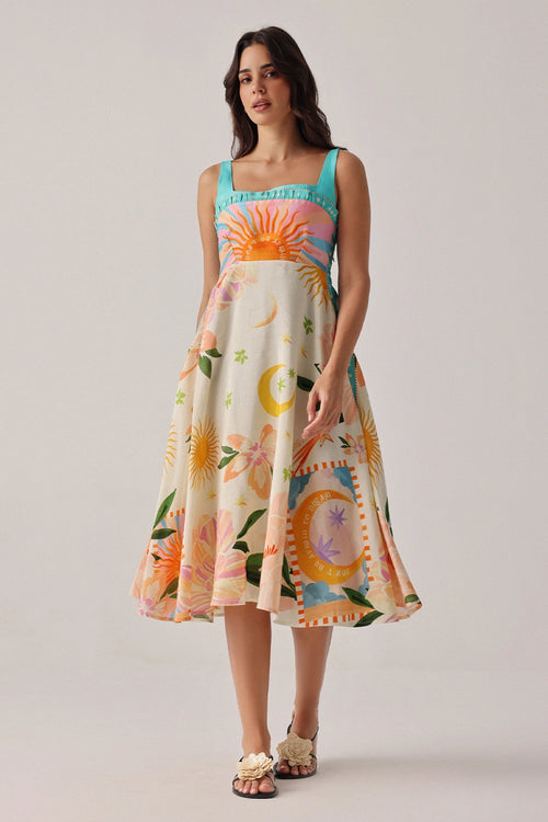 Azure Isles Nora Midi Dress
