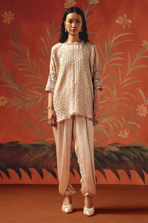Moon Dust Tunic Top with Long Cuffs